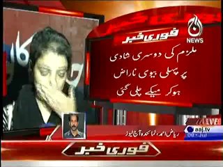 Angry Husband Shaved his Wife's Head