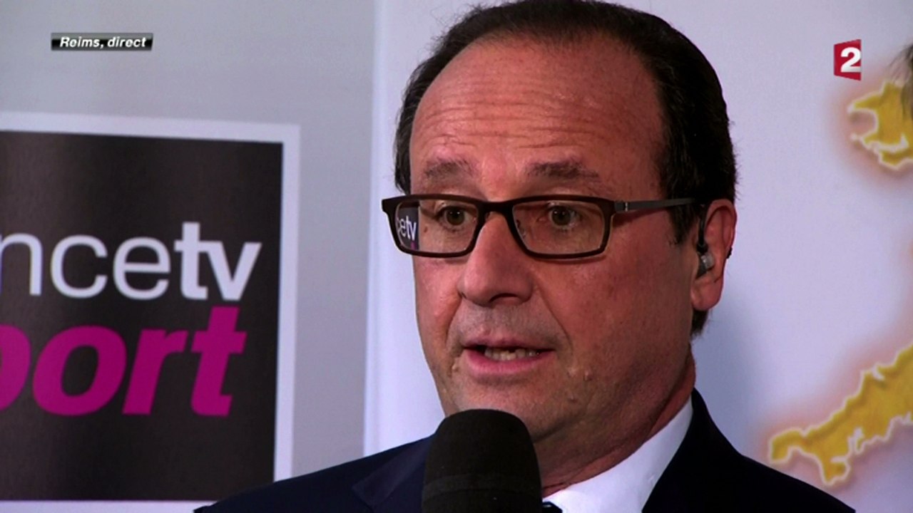 Interview avec Gérard Holtz à Reims à l'occasion de la 6ème étape du Tour de France