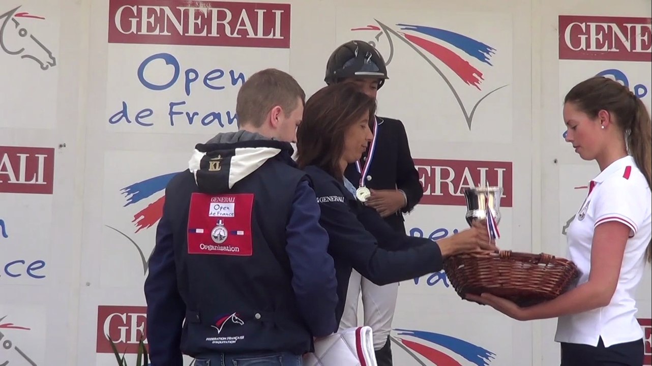 Remise des prix championnat : Salomé / Magady
