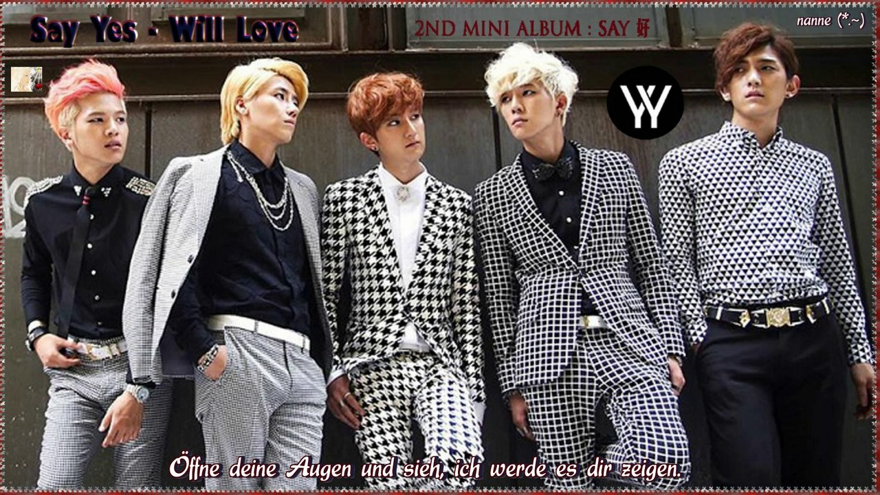Say Yes  - Will Love k-pop [german sub] Mini Album - SAY 好