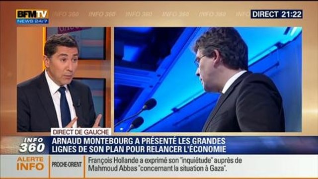 Direct de Gauche: Arnaud Montebourg a présenté sa feuille de route pour le redressement de la France - 10/07