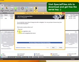 O and O Defrag 17 Serial