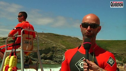 Belle-Île-en-Mer  | Gwenn Le Franc Lifeguard SNSM  | Belle-Île Télévision  TVBI