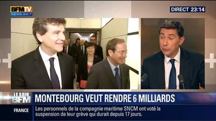 Download Video: Le Soir BFM: Plan de redressement économique: Que faut-il retenir du discours d'Arnaud Montebourg ? - 10/07 6/8