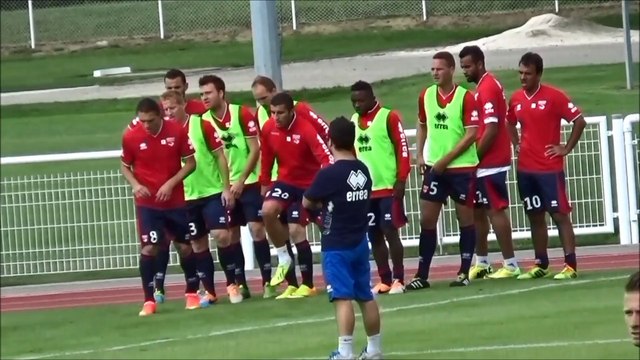 L'avant match Toulouse - Nîmes à Balma 0907 2014
