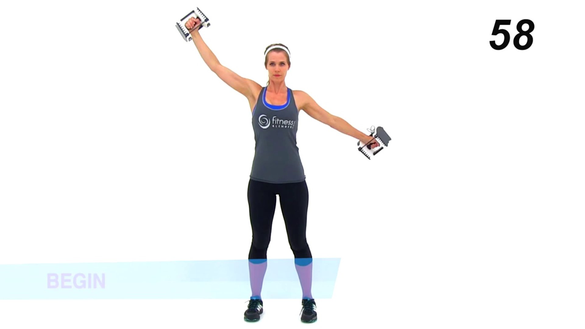 Toned, Lean Arms Workout -- Rhomboids, Shoulders, Bicep, Tricep
