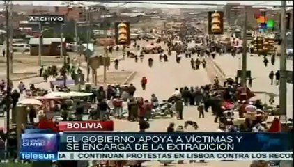 Bolivia reitera a EEUU pedido de extradición de Sánchez De Lozada