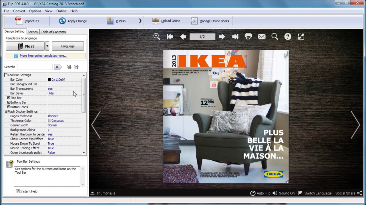 A-PDF FlipBook Maker - Build digital flipbook, flash page flip book, 3D flash book from PDF easily.