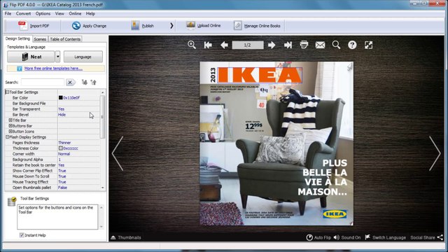 A-PDF FlipBook Maker - Build digital flipbook, flash page flip book, 3D flash book from PDF easily.