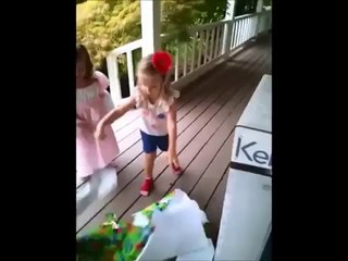 Asker babadan kızına muhteşem hediye