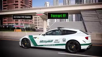 Dubai Polislerinin Arabaları - Lamborghini_ Ferrari_ Camaro