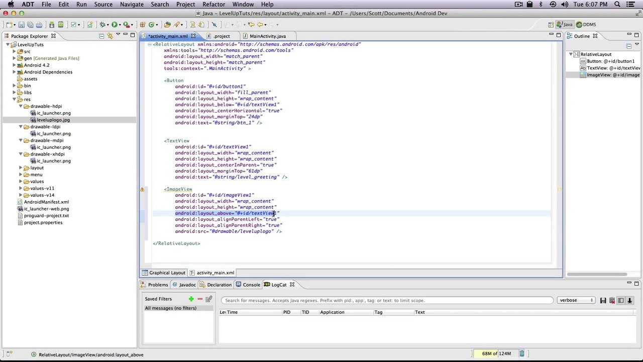 Android Development Tutorials #9 - Adding An Image To Our Layout