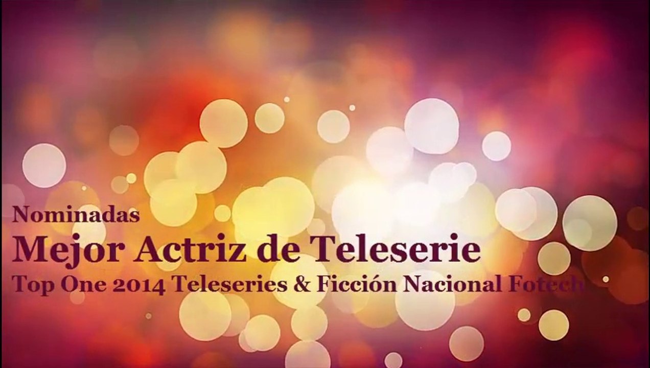 Nominadas Mejor Actriz de Teleseries