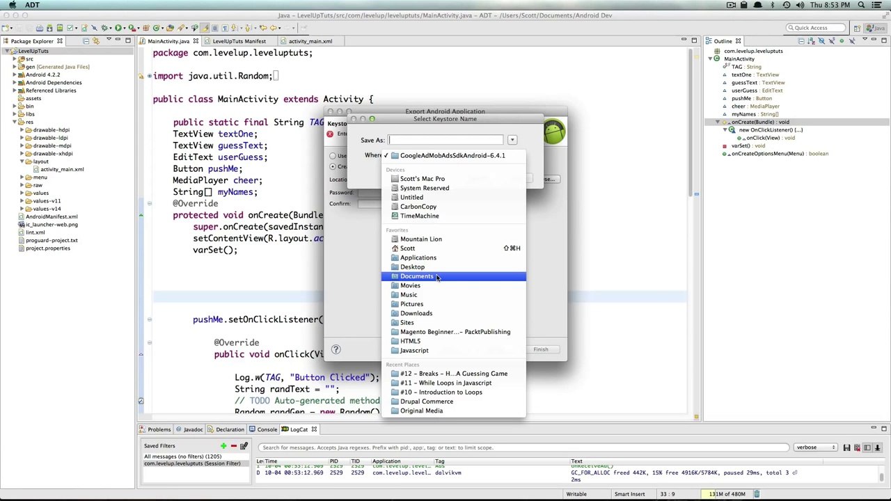 Android Development Tutorials #28 - How To Publish Your App To Google Play Part 1