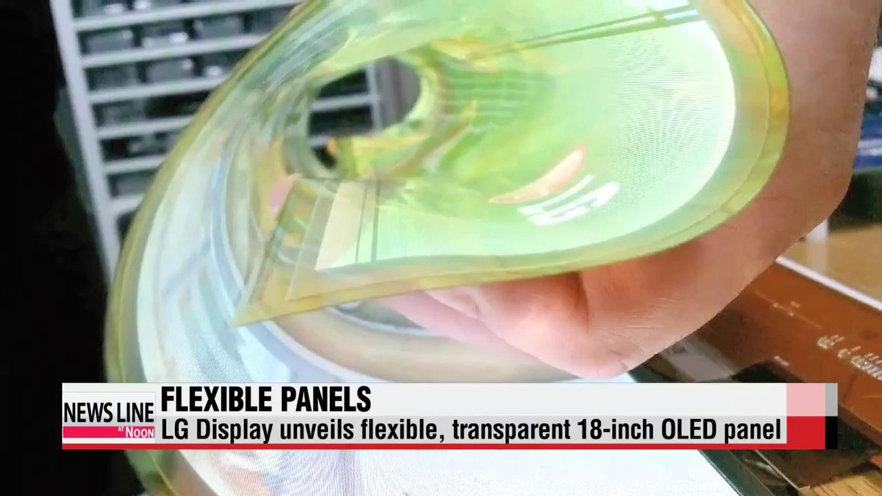 LG Display unveils flexible, transparent OLED panels