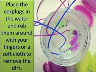 How to clean earplugs