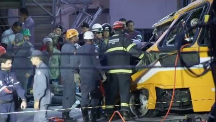 Bridge collapse in one of Brazil's World Cup cities 2014