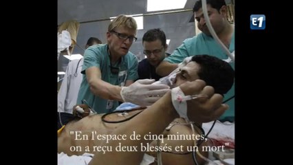"En l'espace de cinq minutes, on a reçu deux blessés et un mort"