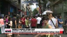 Korea's competitiveness through its population falling study