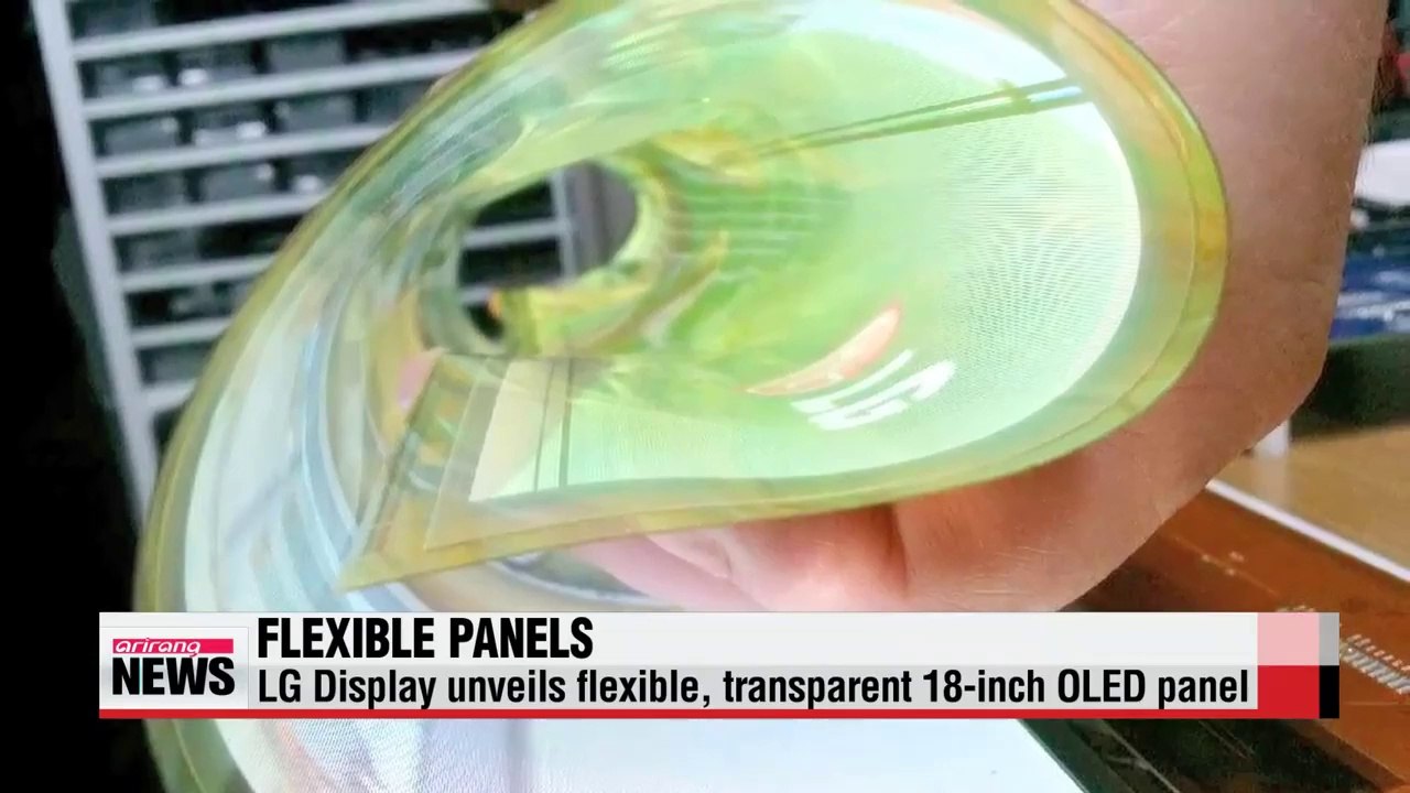 LG Display unveils flexible, transparent OLED panels