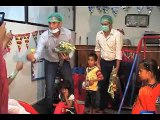 Pakistan Cricketer Younus Khan met thalassemia affected child in Karachi