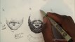 Pen and Ink Drawing Tutorials _ How to draw beards and facial hair