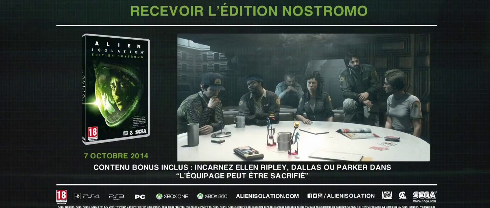 Alien : Isolation - Trailer de l Edition Nostromo