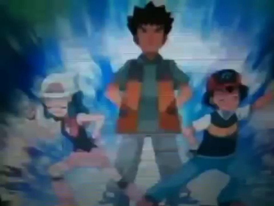 Pokemon DP - Ash Brock and Dawn imitate Team Rocket