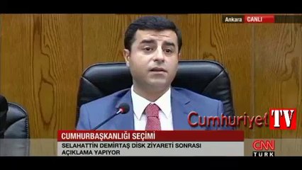 Demirtaş'tan DİSK ziyareti sonrası açıklama