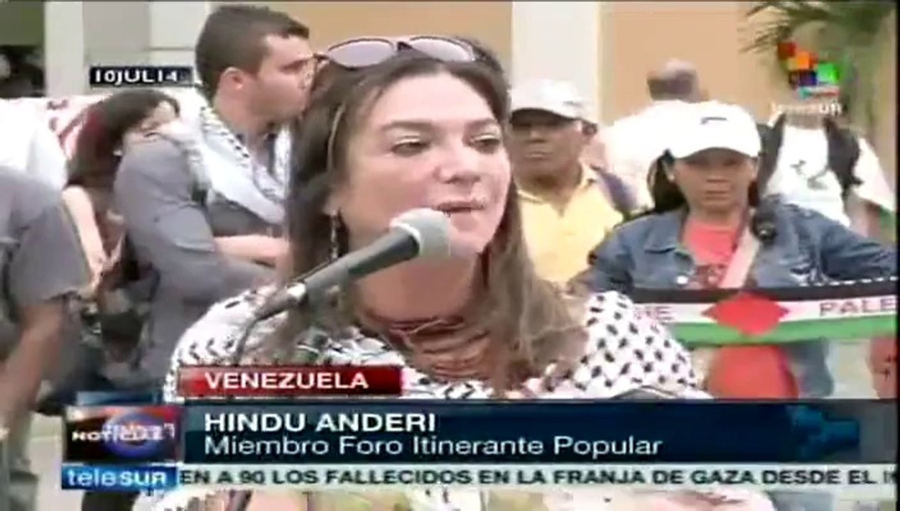 Venezuela: movimientos sociales condenan ataque de Israel a Gaza