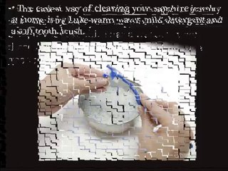 Caring For Your Sapphire Jewelry