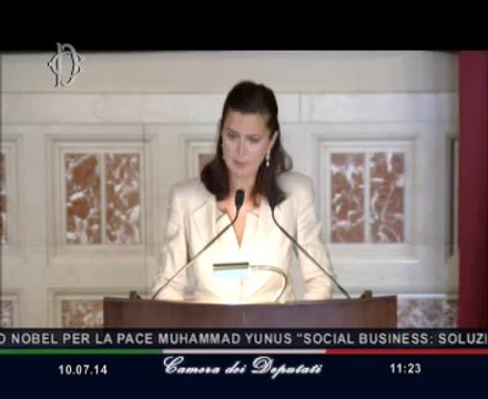 Roma - Lectio magistralis premio Nobel Pace, Muhammad Yunus -2- (10.07.14)