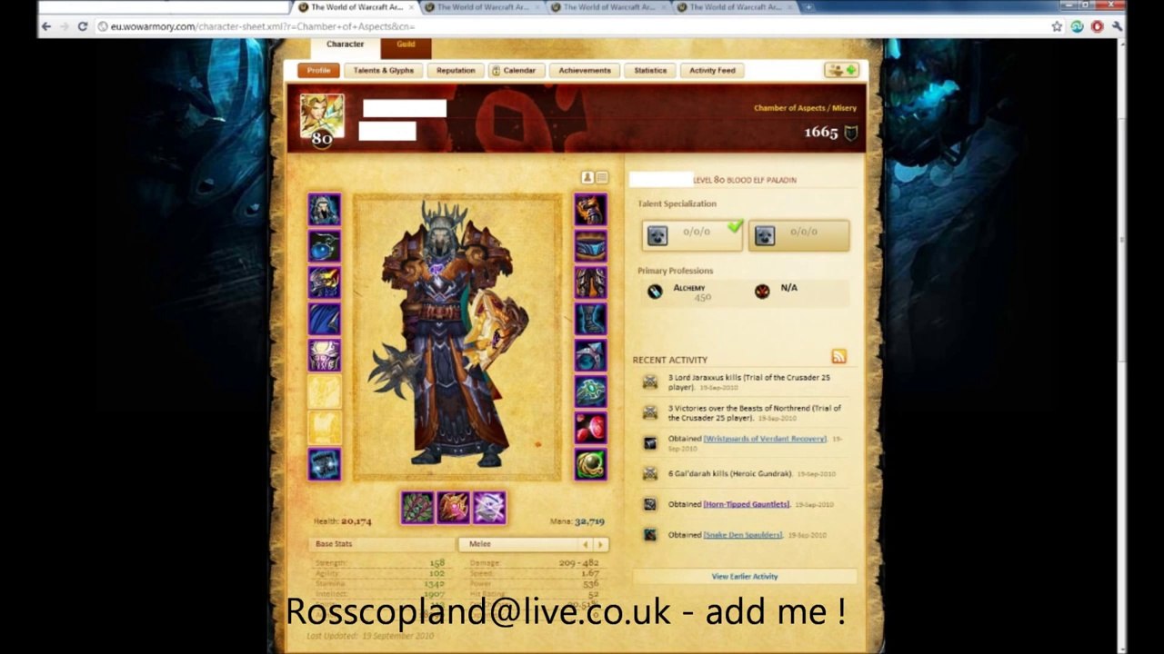 PlayerUp.com - Buy Sell Accounts - WTS World of Warcraft Account 4 x 80s