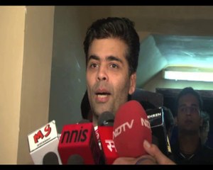 Karan Johar at Humpty Sharma Ki Dulhania screening