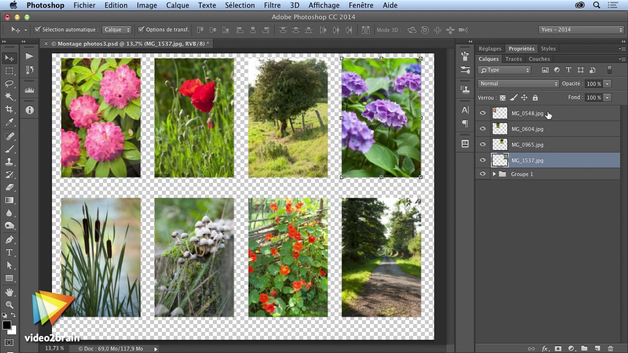 Photoshop CC pour les photographes : 3. De la sélection au masque : trailer | video2brain.com