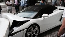 Lamborghini Gallardo Spyder Crashed By Valet In India !