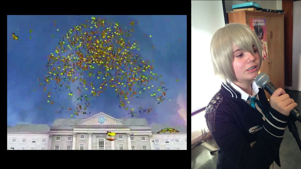 COLLEGE COLETTE de SARTROUVILLE (78) GALADRIELLE chante TSUMETA HEYA HITORI