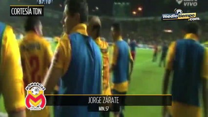 Goles del: Monarcas vs Tigres ( 4 - 1 )