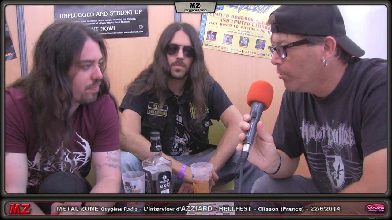 Metal Zone O.R - L'Inteview d'AZZIARD au Hellfest 2014