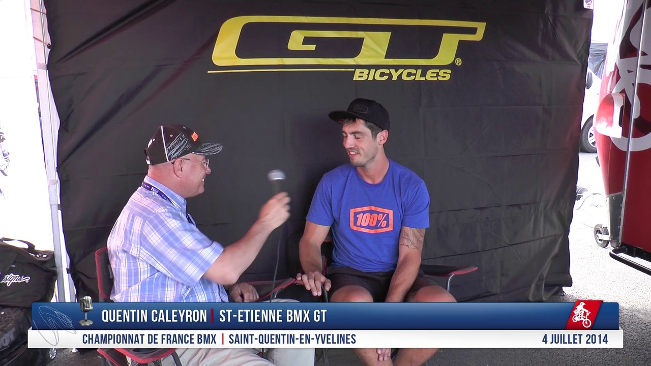 Interview Quentin Caleyron Championnat de France BMX 2014 Saint-Quentin-En-Yvelines