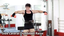 Side Lateral Dumbbell Raise Nâng Vai bằng tạ đôi tập thể hình đúng cách