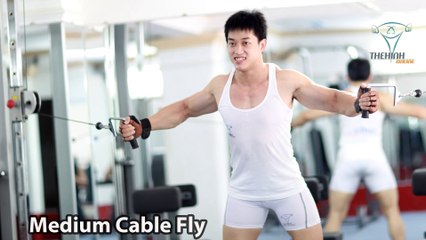 Medium Cable Fly ép ngực trong hiệu quả với cáp