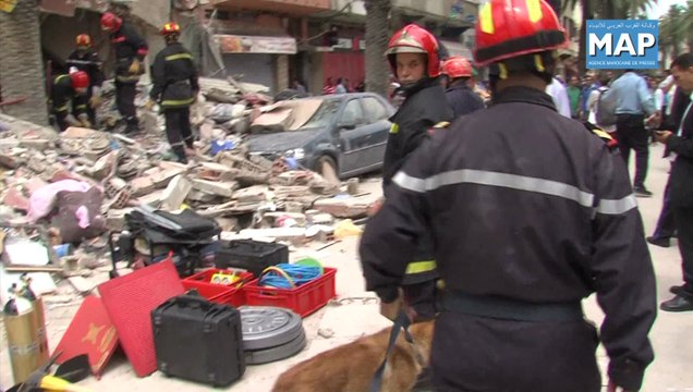 انهيار ثلاث عمارات بالدار البيضاء يسفر عن مقتل شخصين وإصابة 47 آخرين