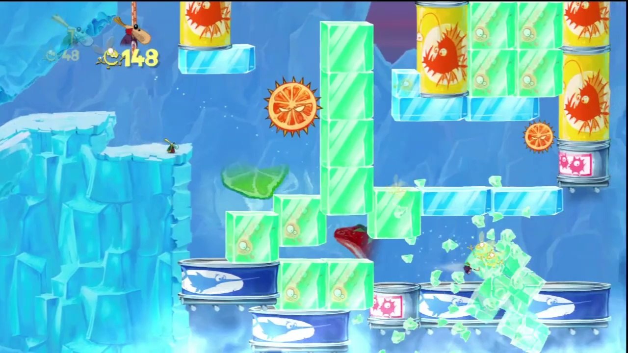 Rayman Origins - Lacs exquis - Niveau 3 : Tutti Frutti