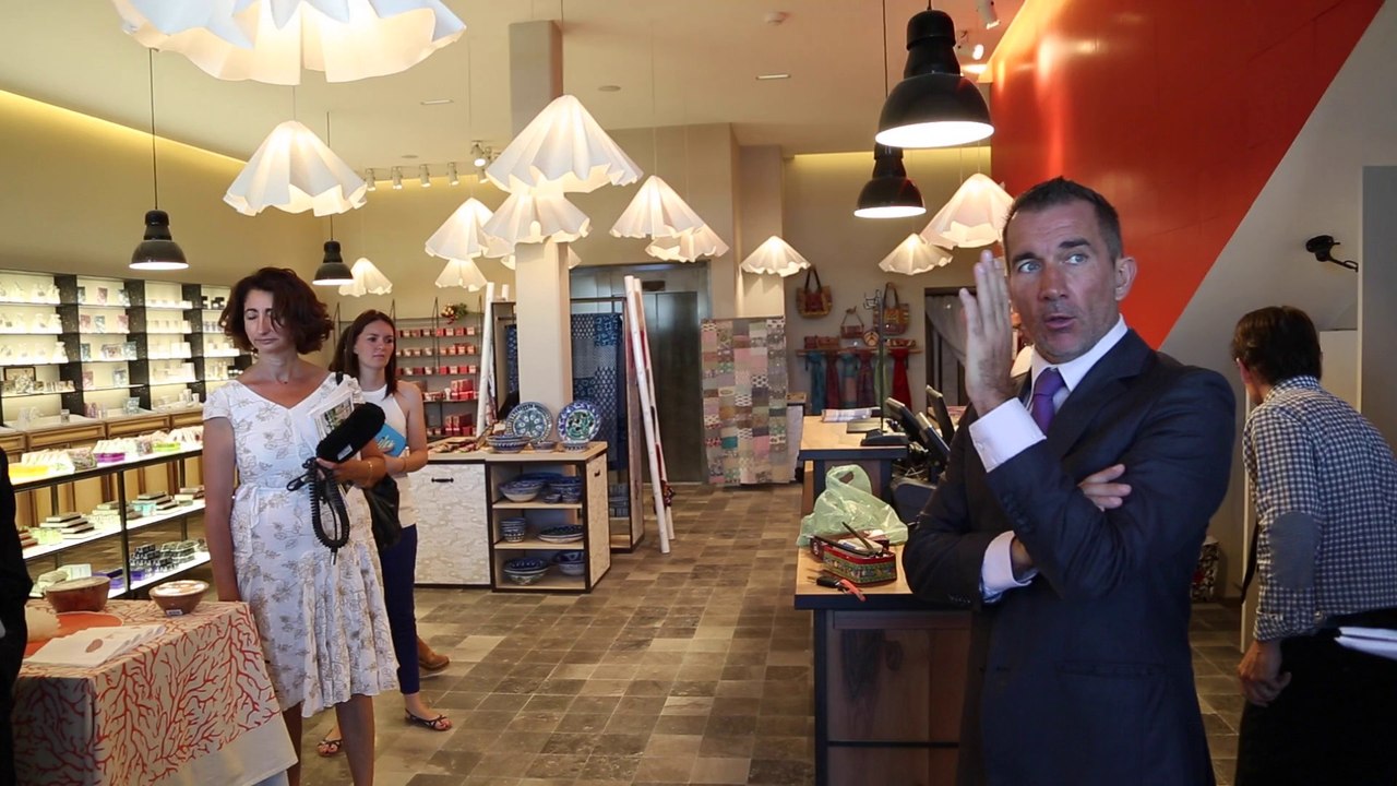 Visite en avant-première du centre commercial de la Major à Marseille
