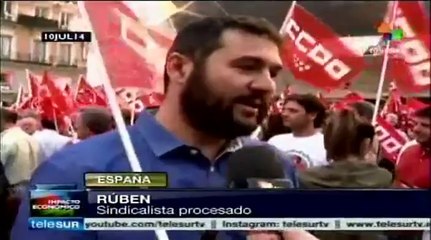 Españoles ya preparan movilizaciones contra reforma fiscal de Rajoy