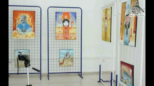 Inauguration de la galerie Sacré art de l'ONCI avec l'Exposition de l'artiste Benidiri Redha