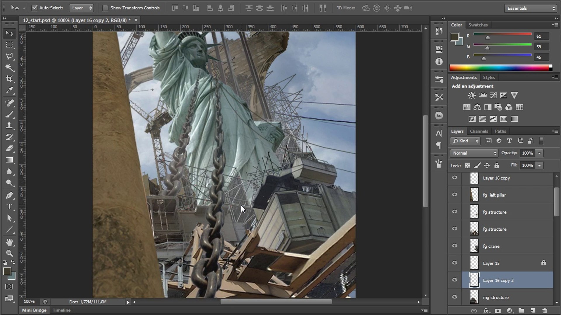 Photoshop Adding depth and detail