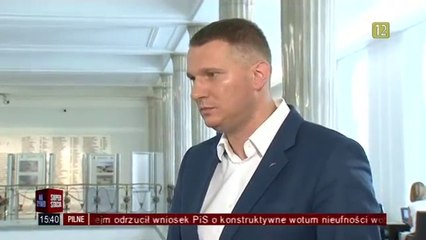 Przemysław Wipler o spoliczkowaniu eSBeka Michała Boniego (11.07.2014)