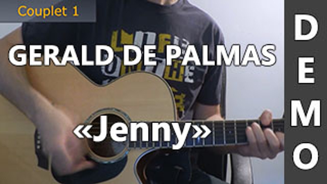 Gerald de Palmas - Jenny - DEMO Guitare